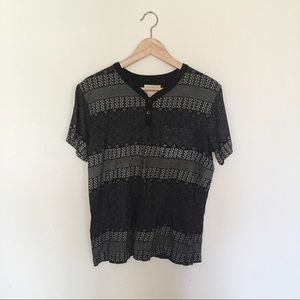 Geometric patterned OBEY Propaganda T-shirt